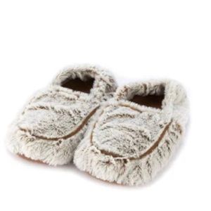 Marshmallow Brown Warmies Slippers